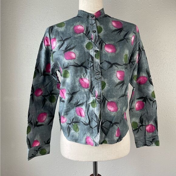 Vintage 70s Button Down Shirt Size S - Picture 1 of 4